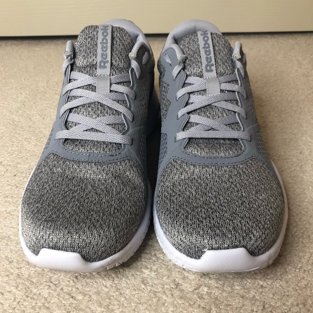 Grey Reebok Tennis Shoes
